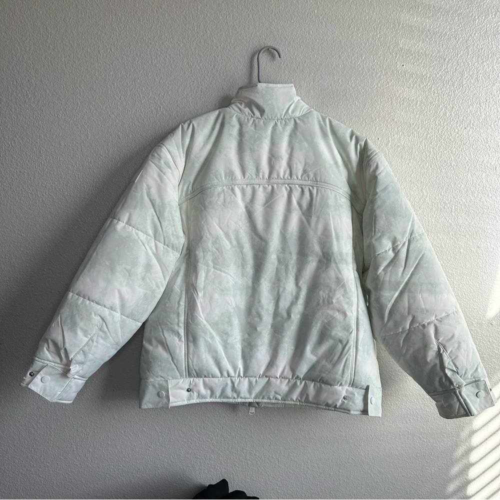 NWT Free People Movement Bunny Slope Printed Puffer Mountain Mist Mint Large - Picture 12 of 13